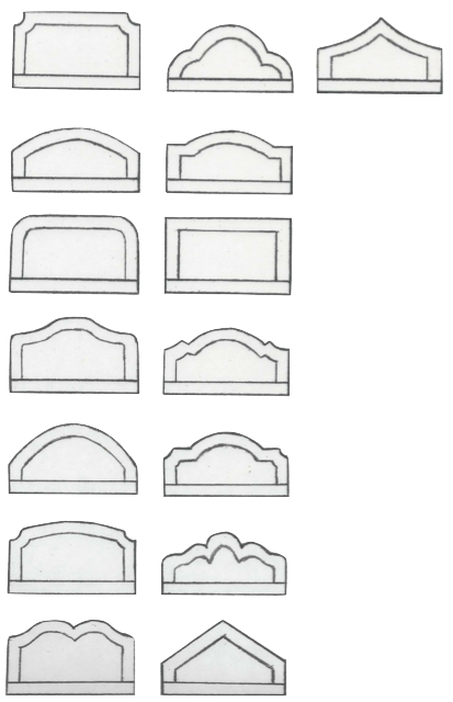 HeadBoard Designs with Borders